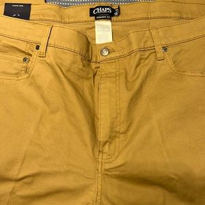 Chaps Straight Fit stretch 5 pocket chinos 46x30